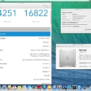 Zrzut ekranu 2014-06-03 o 22.18.59  Popularny test CPU Geekbench 3.16 . MacStorm II po upgradzie do 32 GB pamięci z kartą graficzną NVidia GTX 770 2 GB .